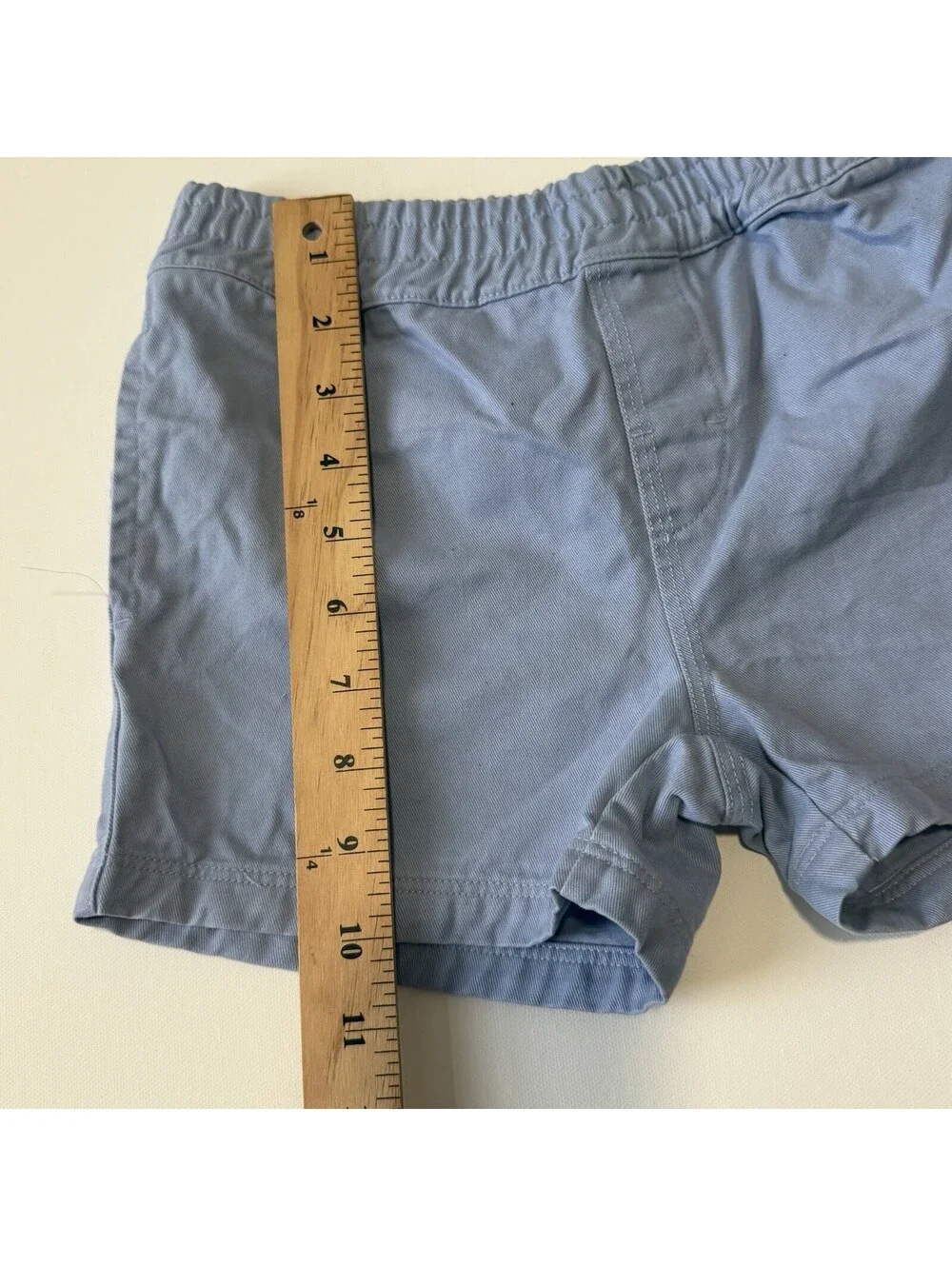 The Beaufort Bonnet Company Boys Blue Pull On Shorts Size 7 Cotton
